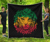 Rasta Lion Print Quilt