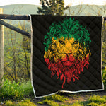 Rasta Lion Print Quilt