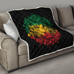 Rasta Lion Print Quilt