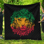 Rasta Lion Print Quilt