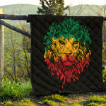 Rasta Lion Print Quilt