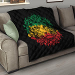 Rasta Lion Print Quilt