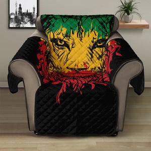 Rasta Lion Print Recliner Protector