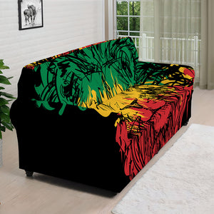 Rasta Lion Print Sofa Cover