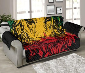 Rasta Lion Print Sofa Protector