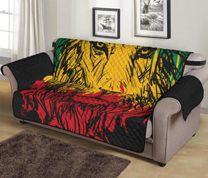 Rasta Lion Print Sofa Protector