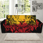 Rasta Lion Print Sofa Slipcover