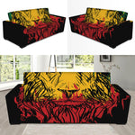 Rasta Lion Print Sofa Slipcover