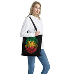 Rasta Lion Print Tote Bag