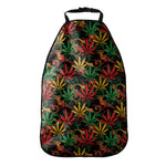 Rasta Marijuana Pattern Print Car Seat Organizers