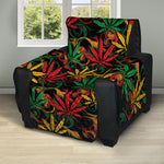 Rasta Marijuana Pattern Print Recliner Protector