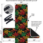 Rasta Marijuana Pattern Print Recliner Protector