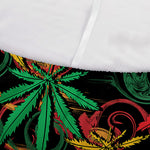 Rasta Marijuana Pattern Print Sofa Cover