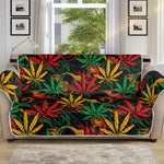 Rasta Marijuana Pattern Print Sofa Protector