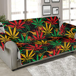 Rasta Marijuana Pattern Print Sofa Protector