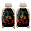 Rasta Peace Sign Print Car Seat Organizers