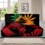 Rasta Peace Sign Print Futon Protector