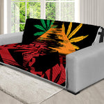 Rasta Peace Sign Print Futon Protector