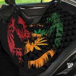 Rasta Peace Sign Print Pet Car Back Seat Cover