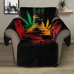 Rasta Peace Sign Print Recliner Protector