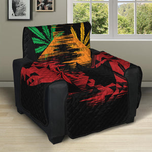 Rasta Peace Sign Print Recliner Protector