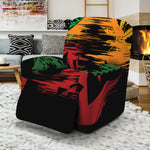 Rasta Peace Sign Print Recliner Slipcover