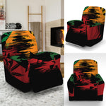 Rasta Peace Sign Print Recliner Slipcover