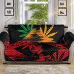 Rasta Peace Sign Print Sofa Protector