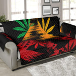 Rasta Peace Sign Print Sofa Protector