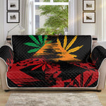 Rasta Peace Sign Print Sofa Protector