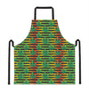 Rasta Striped Pattern Print Apron