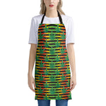 Rasta Striped Pattern Print Apron