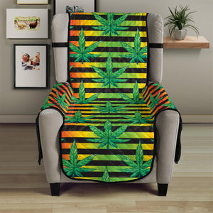 Rasta Striped Pattern Print Armchair Protector