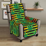 Rasta Striped Pattern Print Armchair Protector