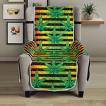 Rasta Striped Pattern Print Armchair Protector