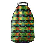 Rasta Striped Pattern Print Car Seat Organizers