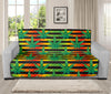 Rasta Striped Pattern Print Futon Protector