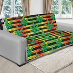 Rasta Striped Pattern Print Futon Protector