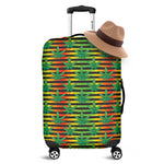 Rasta Striped Pattern Print Luggage Cover