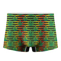 Rasta Striped Pattern Print Men's Boxer Briefs