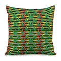 Rasta Striped Pattern Print Pillow Cover