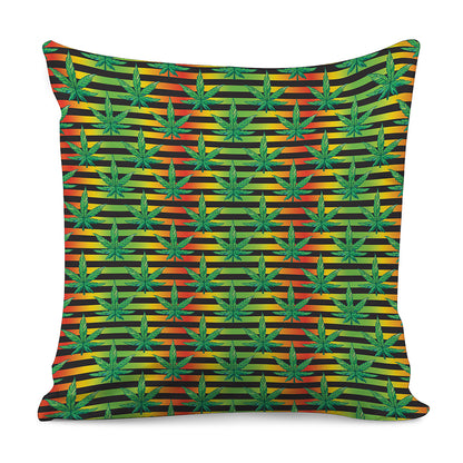 Rasta Striped Pattern Print Pillow Cover