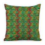 Rasta Striped Pattern Print Pillow Cover