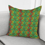 Rasta Striped Pattern Print Pillow Cover