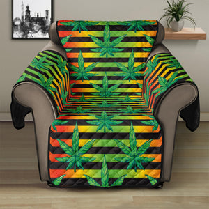 Rasta Striped Pattern Print Recliner Protector