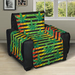 Rasta Striped Pattern Print Recliner Protector