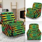 Rasta Striped Pattern Print Recliner Slipcover