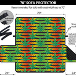 Rasta Striped Pattern Print Sofa Protector