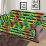 Rasta Striped Pattern Print Sofa Protector