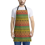 Rasta Tribal Pattern Print Apron